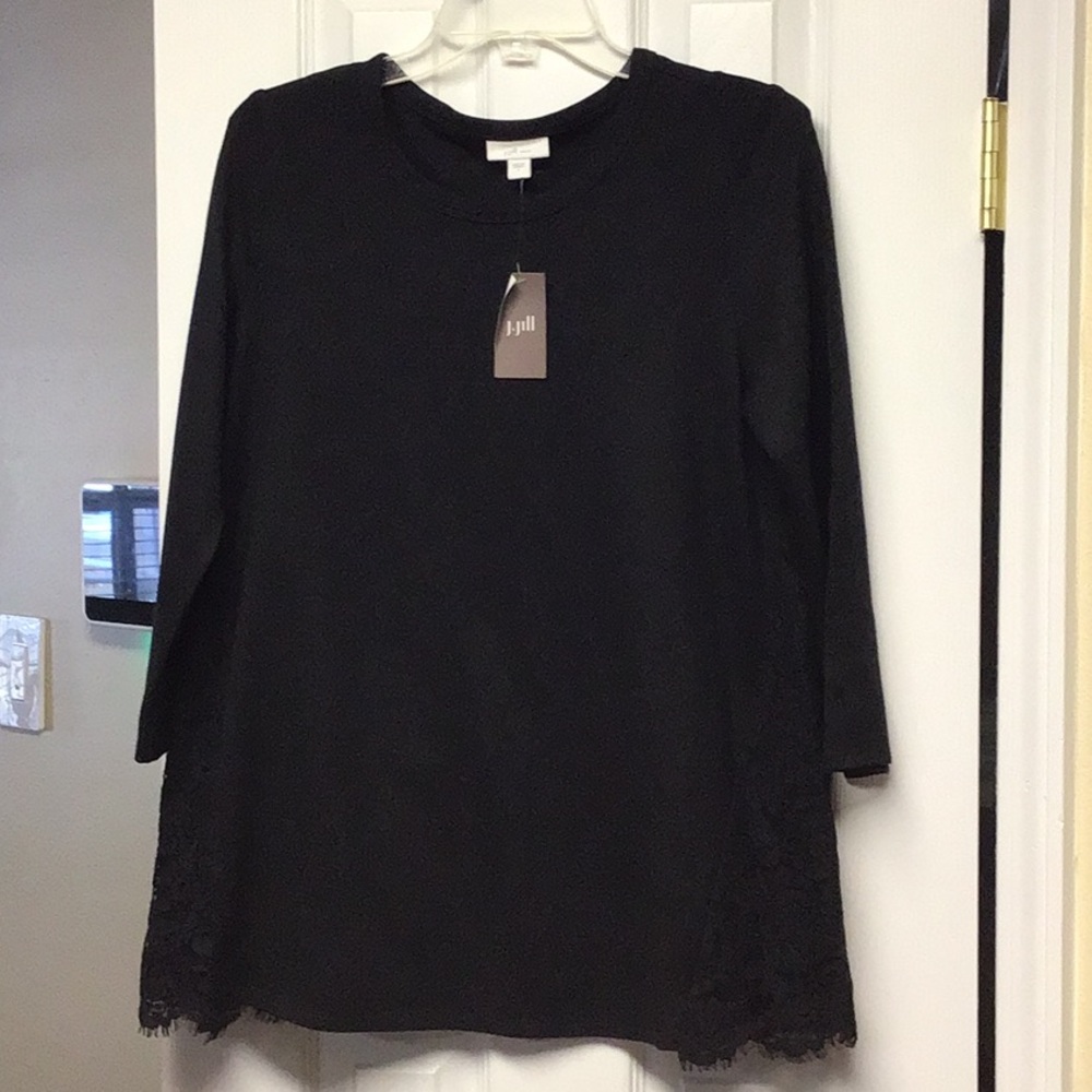 NWT BLACK J JILL TOP